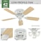 Hunter Hunter Low Profile 42 in. White Indoor Ceiling Fan 51059 - alternate 4